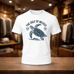 Sea Turtle The Gulf Of Mexico Estd 1550 Shirt