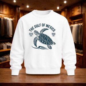 Sea Turtle The Gulf Of Mexico Estd 1550 Shirt (4)