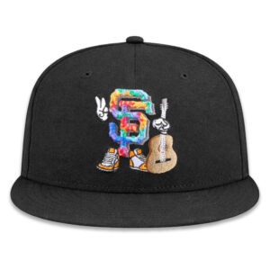 SF Giants Guitar Cartoon Snapback Hat (2)
