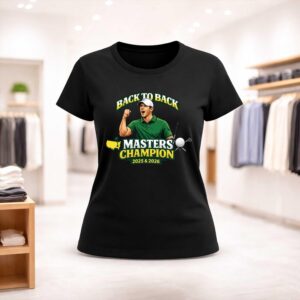 Rory McIlroy Back to Back Masters Champion 2025 2026 Shirt (2)