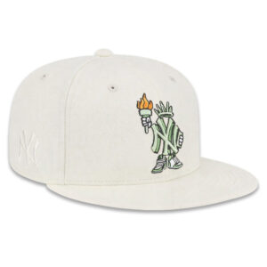 Yankees Statue Of Liberty Cartoon Chrome Hat (3)