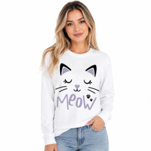 Erin Moriarty Meow Cat Sweatshirt (2)