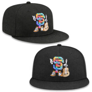 SF Giants Guitar Cartoon Snapback Hat