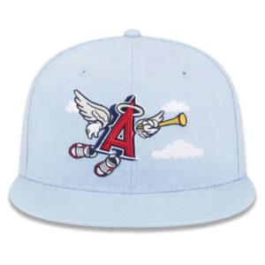 Angels Winged A Cartoon Soft Blue Snapback Hat (3)