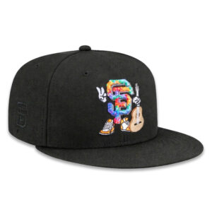 SF Giants Guitar Cartoon Snapback Hat (4)