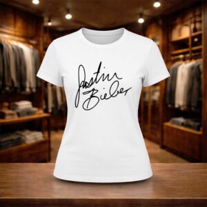 Billie Eilish Wearing Justin Bieber Shirt (2)