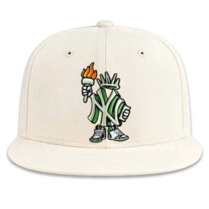 Yankees Statue Of Liberty Cartoon Chrome Hat (2)