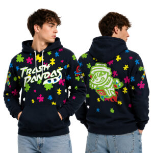 Trash Pandas Autism Awareness Day 2026 Hoodie