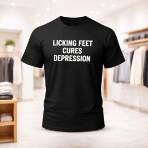 Licking Feet Cures Depression Shirt