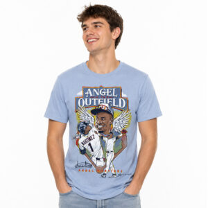 Angel Martinez In The Outfield Cleveland Baseball Signature Shirt (2)