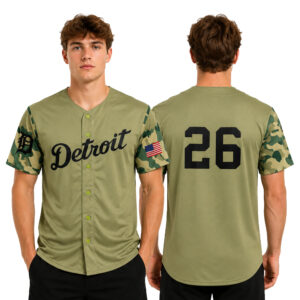 2026 Giveaway Military Appreciation Night Tigers Jersey