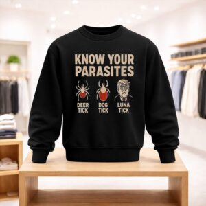 Robert De Niro Know Your Parasites Deer Tick Dog Tick Luna Tick Anti Trump Shirt (4)