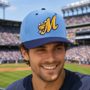 Montgomery Biscuits Powder Blue 2026 Hat (3)