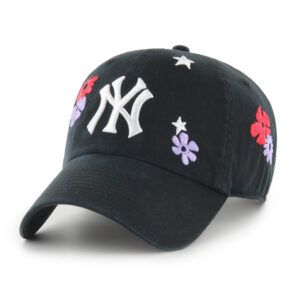 2026 Yankees Floral Flower Baseball Hat (2)