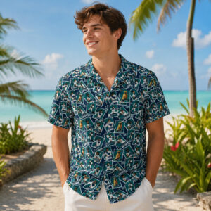 2026 Giveaway Card Show Aloha Mariners Hawaiian Shirt (2)