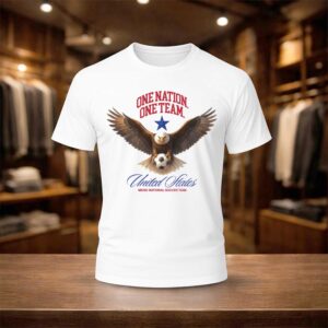 One Nation One Team United States Mens National Soccer Team Shirt