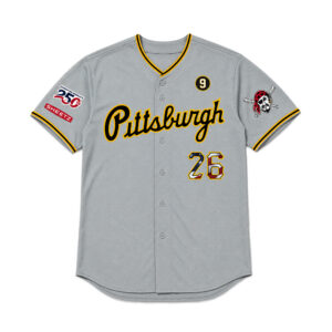 Celebrating America’s 250th Pirates 26 Gray Jersey