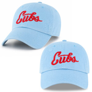 2026 Cubs Light Blue Baseball Hat