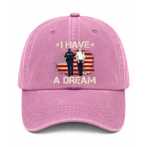 I Have A Dream No Kings Print Hat (2)