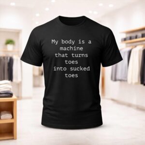 My Body Is A Machine That Turns Toes Into Sucked Toes Shirt