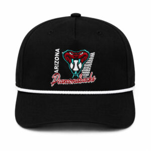 2026 Diamondbacks Retro Snake Logo Baseball Hat (4)