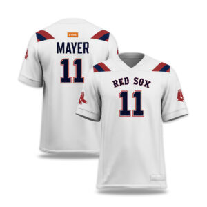 2026 Giveaway Red Sox Marcelo Mayer Football Jersey