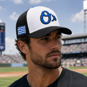2026 Giveaway Greek Heritage Night Orioles Hat