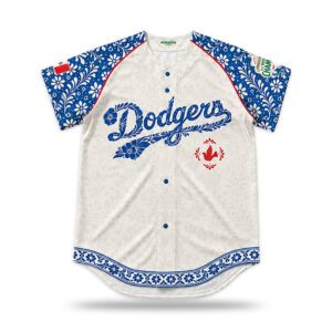 2026 Giveaway Dodgers Mexican Heritage Night Jersey (2)