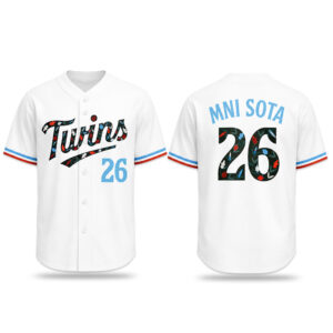2026 Giveaway Native American Heritage Night Twins Jersey