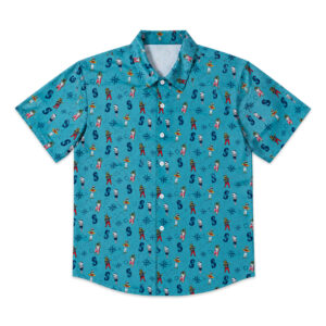 2026 Salmon Run Day Mariners Giveaway Hawaiian Shirt