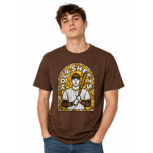 Michael King Wearing Gavin Sheets Holy Sheets Padres Shirt (2)