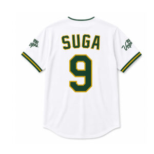 Suga BTS Oakland Athletics Baseball Jersey (3)