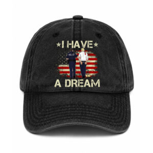 I Have A Dream No Kings Print Hat (3)