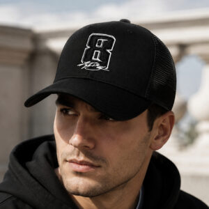 Kyle Busch Black 8 Memorial 2026 Hat (2)