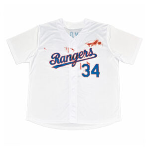 2026 Giveaway Nolan Ryan Bloody Lip Rangers Jersey