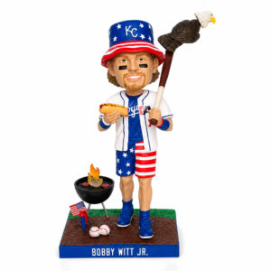 2026 Giveaway Red White & Bobby Witt Jr Royals Bobblehead (2)