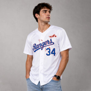 2026 Giveaway Nolan Ryan Bloody Lip Rangers Jersey (2)
