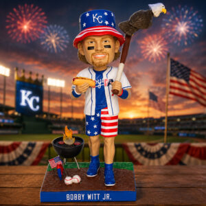 2026 Giveaway Red White & Bobby Witt Jr Royals Bobblehead
