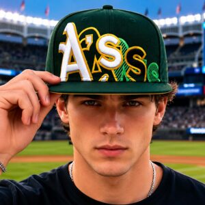 Athletics A'SS Snapback Hat (3)