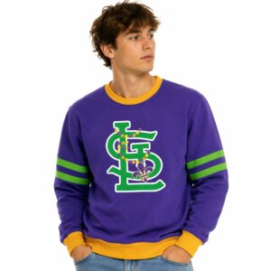 2026 Cardinals Halfway to Mardi Gras at Busch Sweatshirt Giveaway (2)