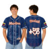 2026 Giveaway Military Appreciation Night Marlins Jersey