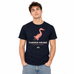 Flamingo Airlines No Return Flights Shirt (2)