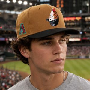 Diamondbacks Ice Cream Snapback Hat (2)