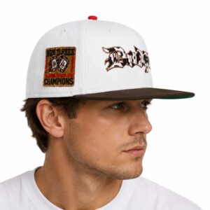 2026 Dodgers Cow Print Script World Series Champions Hat (6)