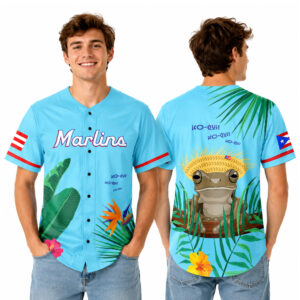 2026 Giveaway Puerto Rican Heritage Marlins Jersey