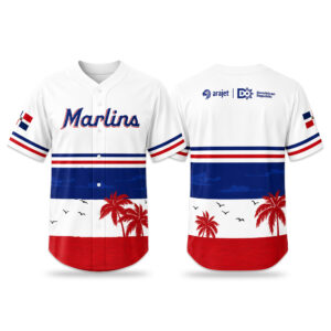 2026 Giveaway Dominican Republic Heritage Marlins Jersey