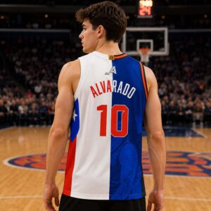 2026 Jose Alvarado Stealth New York New Rico Basketball Jersey (3)