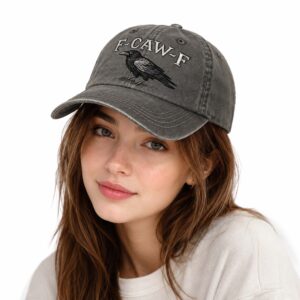 2026 F Caw F Crow Embroidered Hat (3)