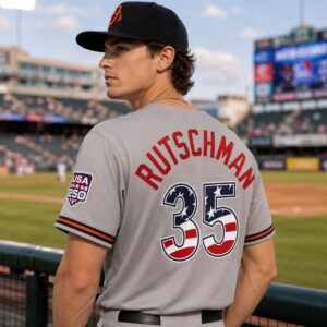 Orioles Adley Rutschman USA 250th Anniversary Jersey (3)