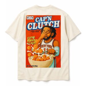 Jalen Brunson Cap’n Clutch Knicks Shirt
